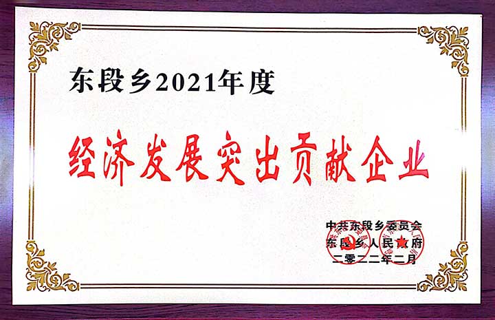 經(jīng)濟發(fā)展突出貢獻(xiàn)企業(yè)